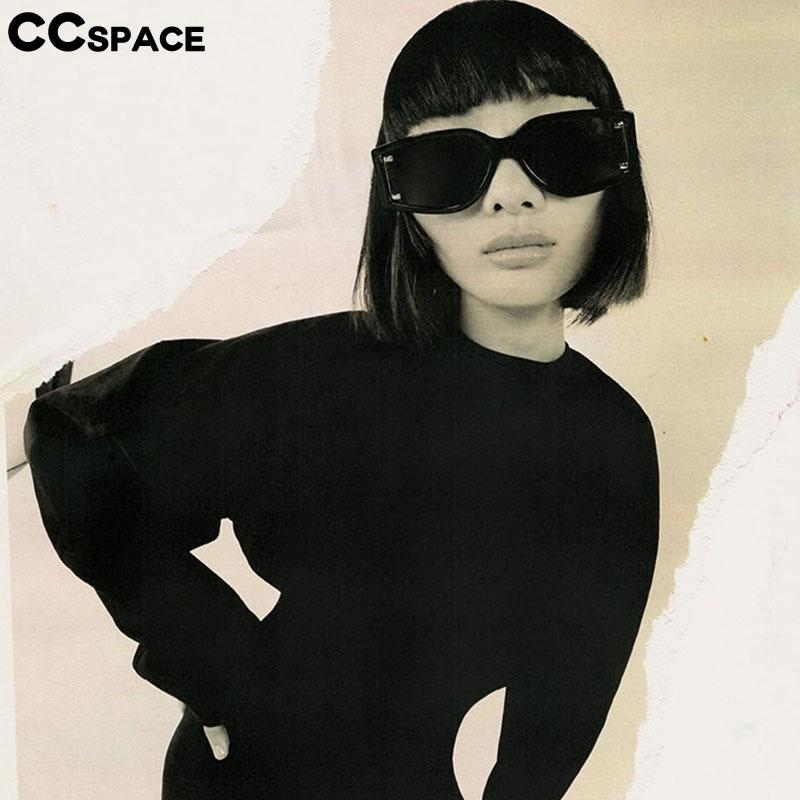 

Sunglasses 47592 Metal Square Frameless Men's And Women's Fashion Sunshade Uv400 Retro Glasses