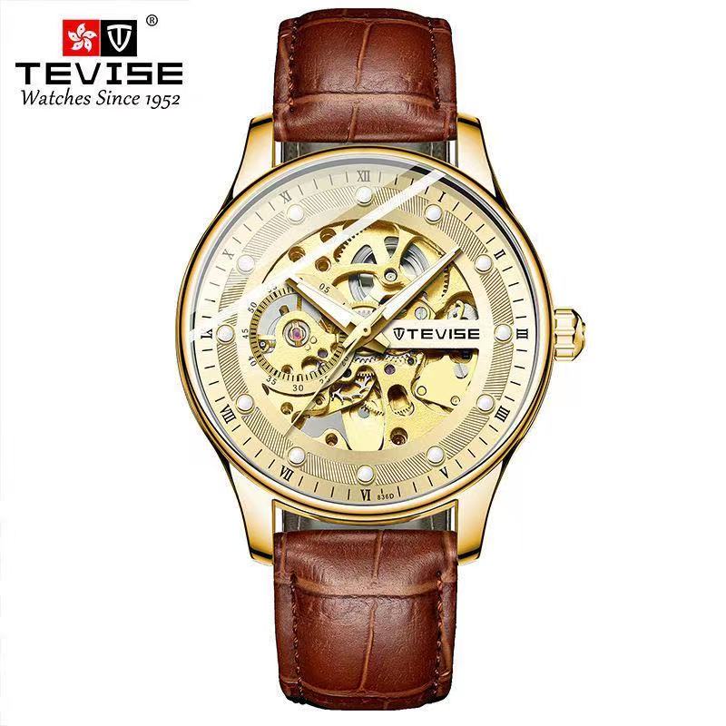 

Swiss live business watch man han Style Classic edition malewatches tevise mechanical water ghosts table steel belt wristwatches, wristwatch machines waterproof
