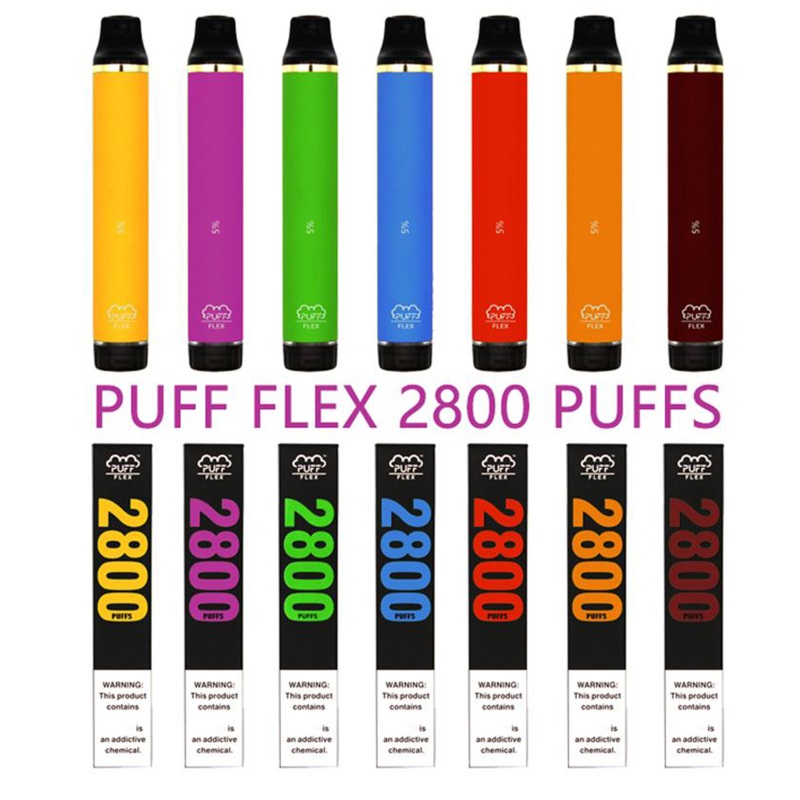 

Pen Carts 2800 Puffs Puffbar E Cigarette Vape Disposable Flex Vapes Bars Bar Puff XXL Vaporizer Kit Mjvfn