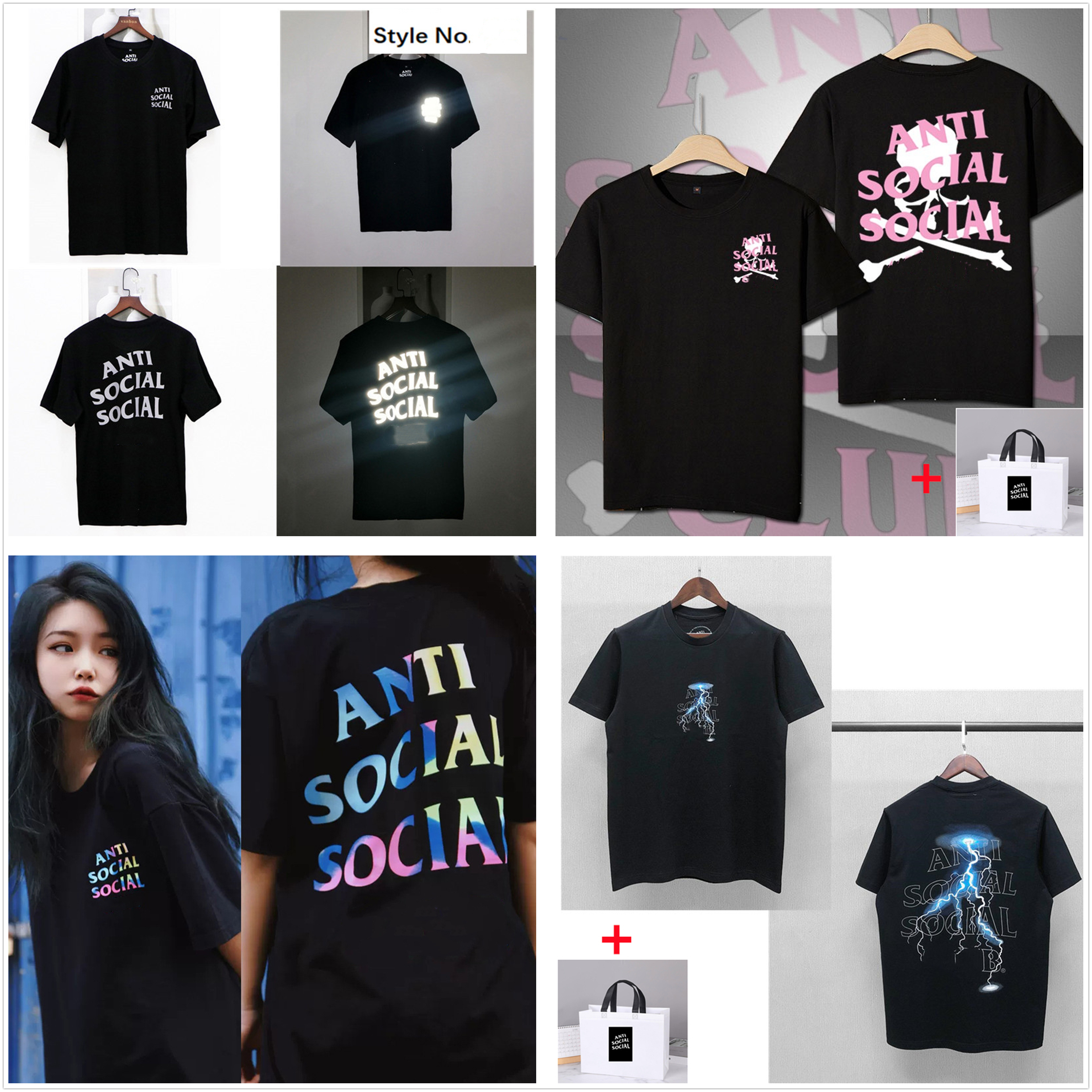 

Women T shirt Short Sleeve High Quality Men Tops Tees Pure cotton Summer Letter Print Hip Hop Style Clothes Bring tote bag 0101, 1pcs buttons