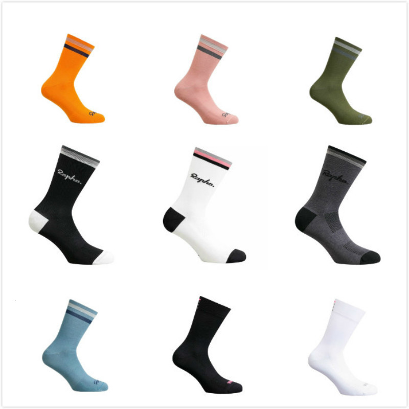 

Socks Cycling Professional Rapha Sport Road Bicycle Outdoor Bike Running, Black