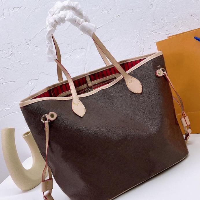 

Designer Tote Bag Fashion Flower Leather Handbags Women High Capacity Composite Shopping Handbag Shoulder Bags Brown Wallets Crossbody Bag, Color 1