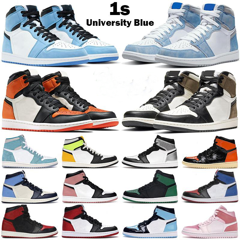 

Basketball Shoes men women 1s High OG jumpman 1 University Blue Hyper Royal Mid Light Smoke Grey Chicago Dark Mocha Twist mens sneakers