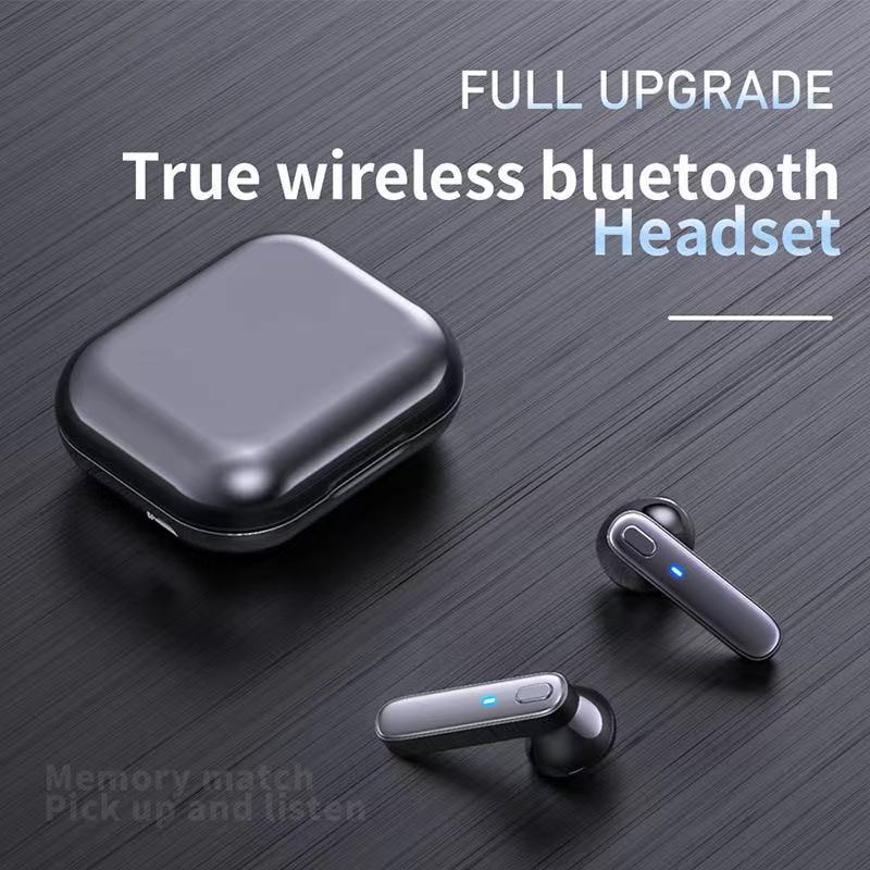 

Wireless Bluetooth headset chip transparent metal rename GPS wireless charging Bluetooth headset third-generation mobile phone in-ear detection