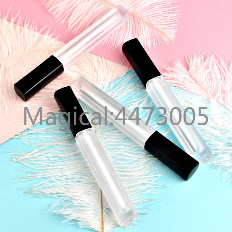 

5/10/20/50pcs 3.9ml Empty Square MaPP Lip Gloss Tube With Black Lid DIY Makeup Cosmetic Package Container Bottle Sample Vials Storage Bottle