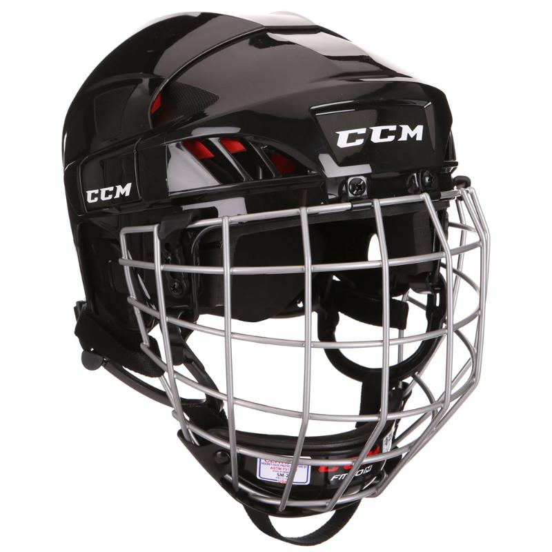 

Cycling Helmets CCM 50 Hockey HelmetFree Delivery Ice Helmet Cage Combination Sale, White