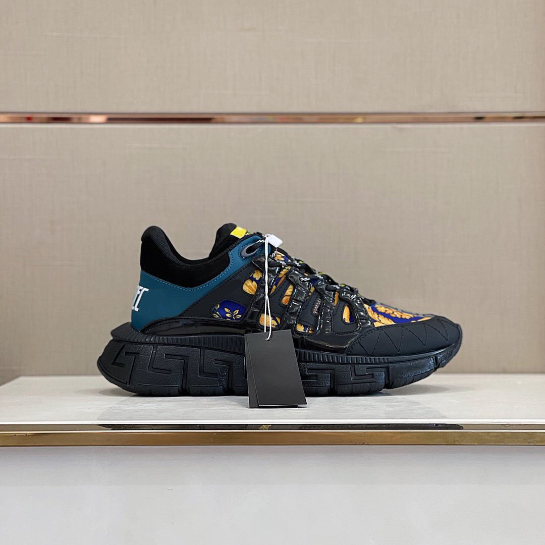 

2021ss Luxury Leisure Shoes Lace Up Designer shoes Comfort Pretty luxury Sneakers Real Leather Shoes Men Sneakers Extremely Durable Stability size 38-46, As picture 2