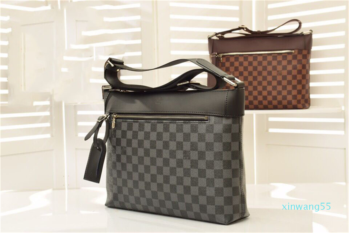 

Best Quality N40003 Damier Graphite PM NM PVC Men's Cross Body Shoulder Bag
