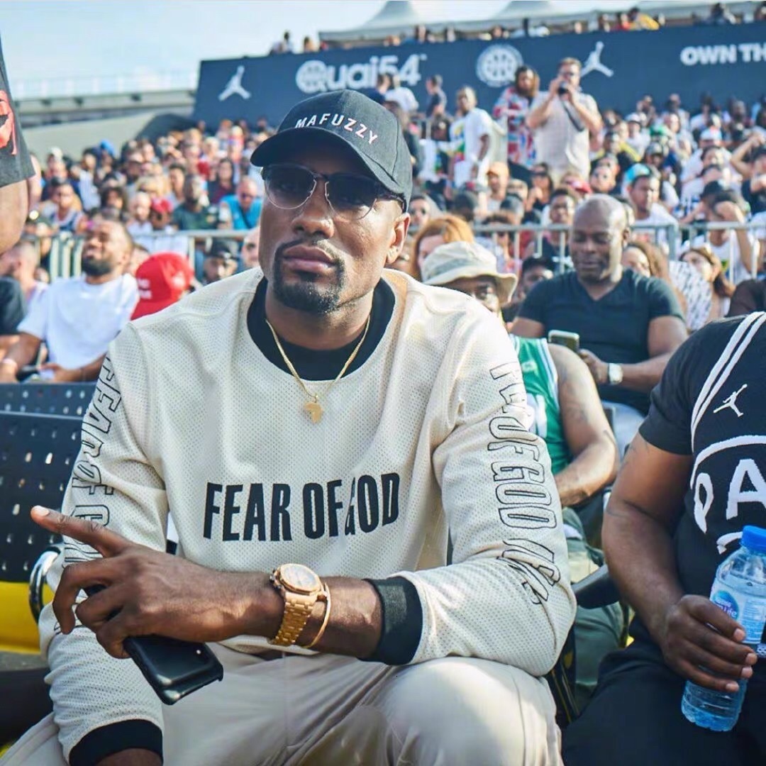 

5 God fog season Feel 5th main of line arm mesh black and white thread bottomed long sleeve T-shirt, White;black