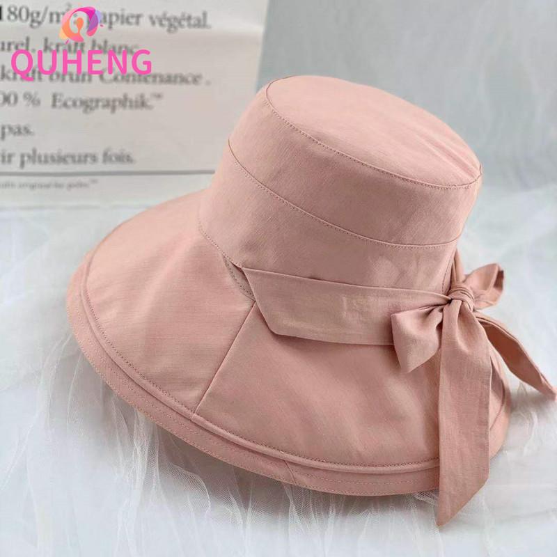 

Fisherman's Hat Simple Foldable Wide Brim Floppy Girls Sun Beach Women Summer Travel Cap Lady Female Z1 Beanie/Skull Caps, Blue;gray