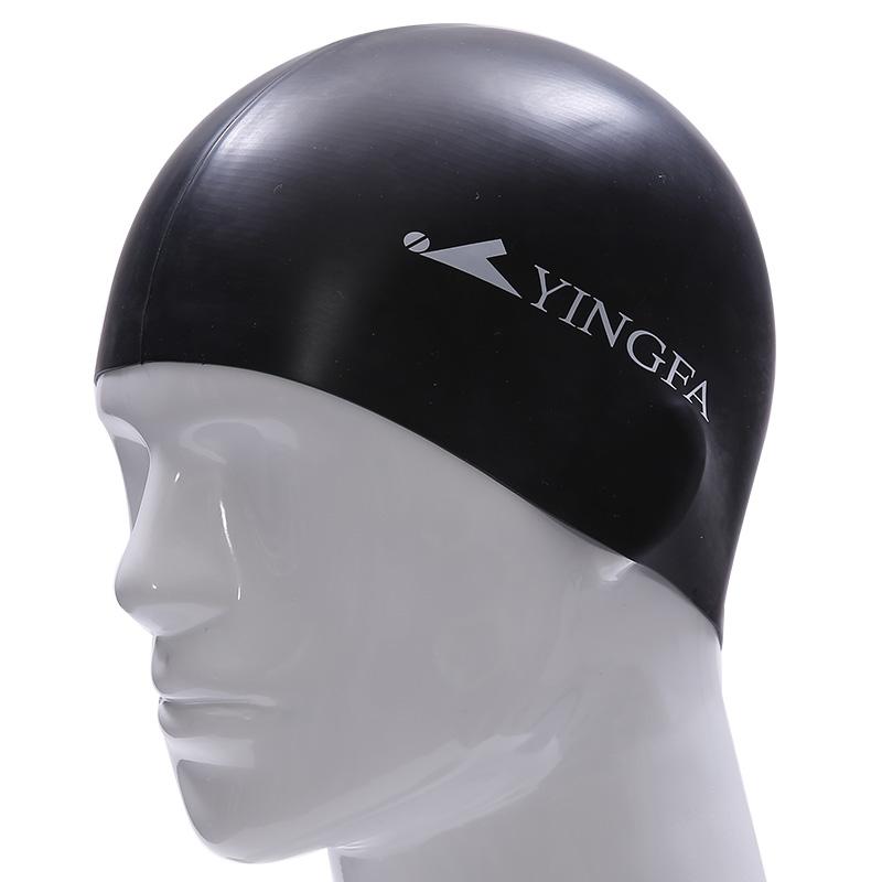 

Adult Children Swim Caps 2021 Waterproof PU Fabric Pure Color Cap Long Hair Ears Protection Hat Sports Pool Swimming