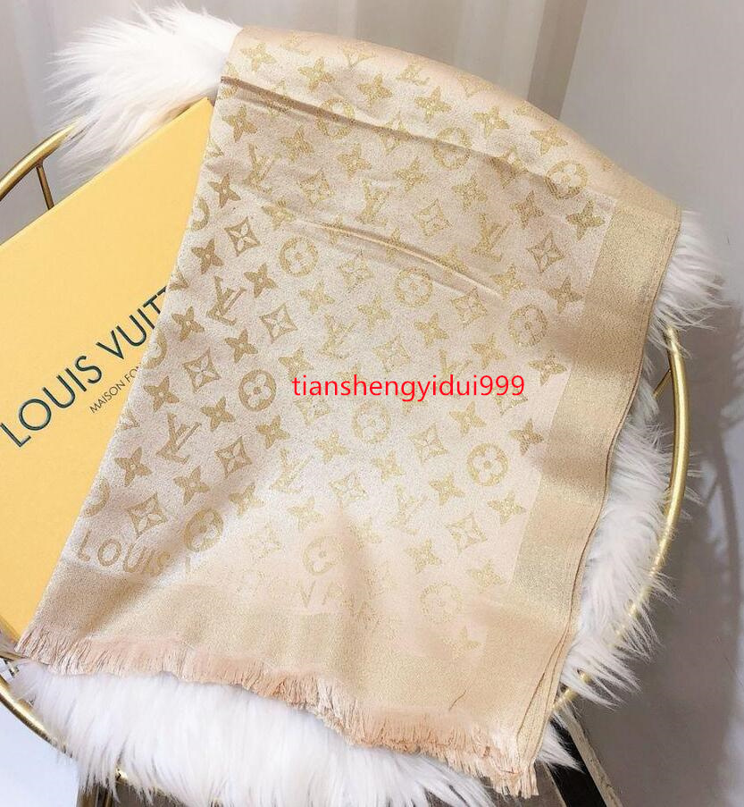 

020 lvlouisVitton Fashion Spring Summer Scarf New Women Silk Scarf Ladies Classic Shawl Women's Long Scarves Size 180*70cm