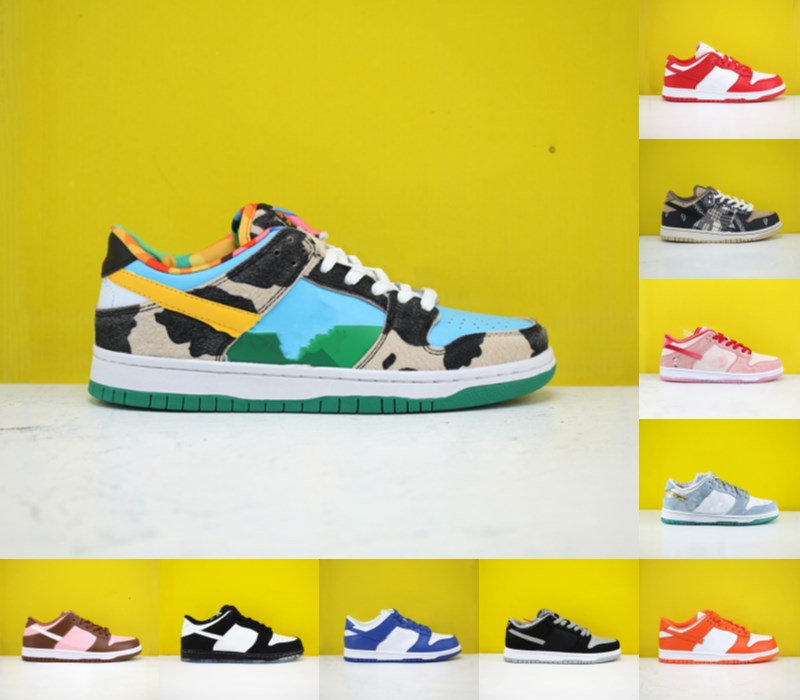 

2021 SB Sean Cliver shadow dunky Chunky mens casual shoes dunk Travis Scotts viotech plum panda pigeon StrangeLove Low men women sneakers