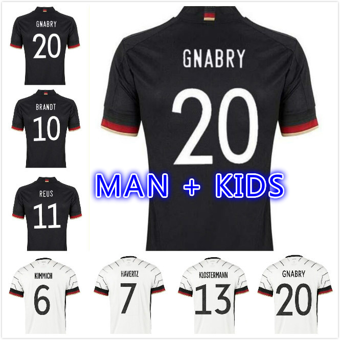 

Germany 2021 soccer jersey Home kit HUMMELS KROOS DRAXLER REUS MULLER GOTZE European Cup football shirts uniforms men + kids kits, Black;yellow