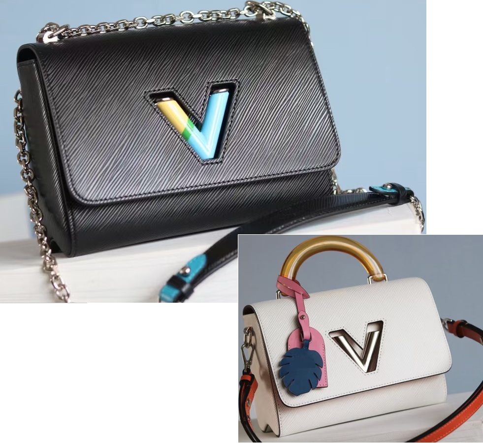 

Luxury Classic High Quality Twist Handbag . 5A Higher Messenger Bag for Female ,Color contrast Buckle Cross-body bags Many different designs Chain Purse with handle