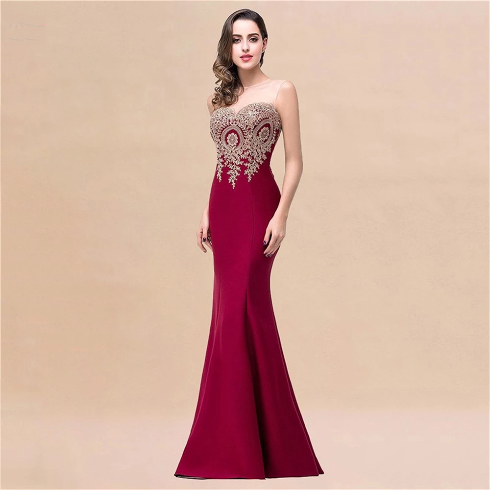 

S-4XL Plus Size Mermaid Evening Dresses Long Sexy Engagement Robe Birthday Gift Women Gold Lace Backless Sleeveless Sweet Heart, White