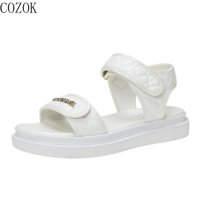 

Women's Sandals Mature Simple Design Fashion Wild Trend 2021 Casual, Black