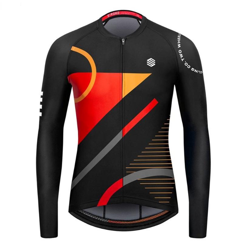 

Racing Sets Siroko Winter Long Sleeve Training Jersey Unisex Road Cycling Clothing Maillot Bicycle Set Bike Mtb Kleding Heren Men, 17