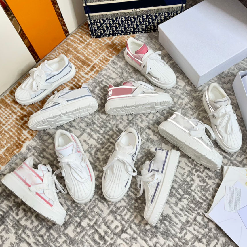 

2021 designer shell head casual shoes fashion match top suede sports splicing platform lace up calfskin print 35-40, Customize