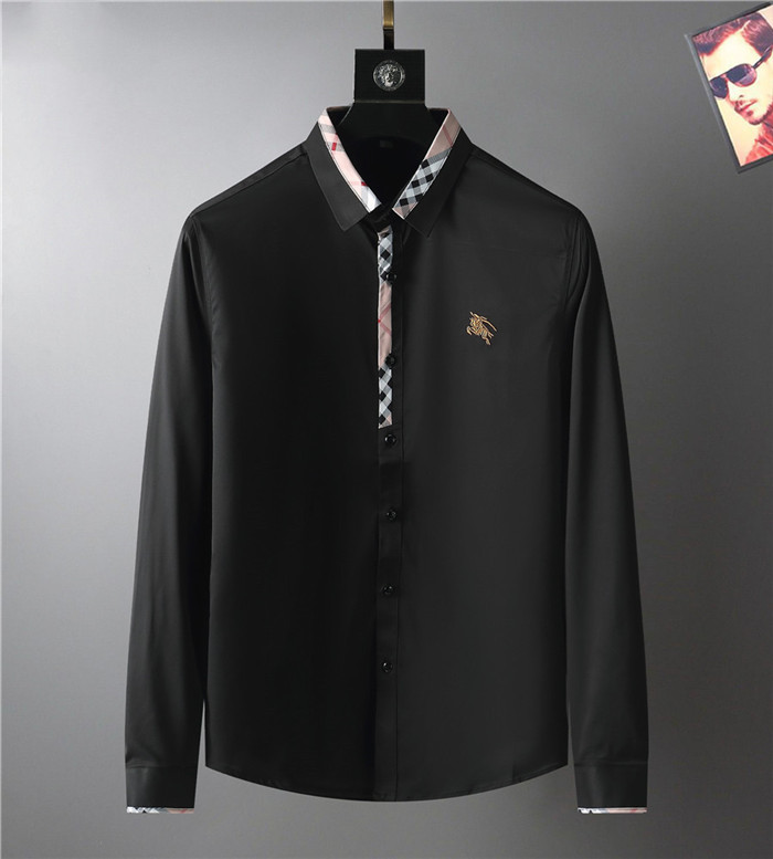 

2021 Designer Men's Formal Single Breasted Shirt Commercial High Quality Fashion Casual Top Lined Women's Print Embroidered Lapel Spring Fit Wear tee174, Color
