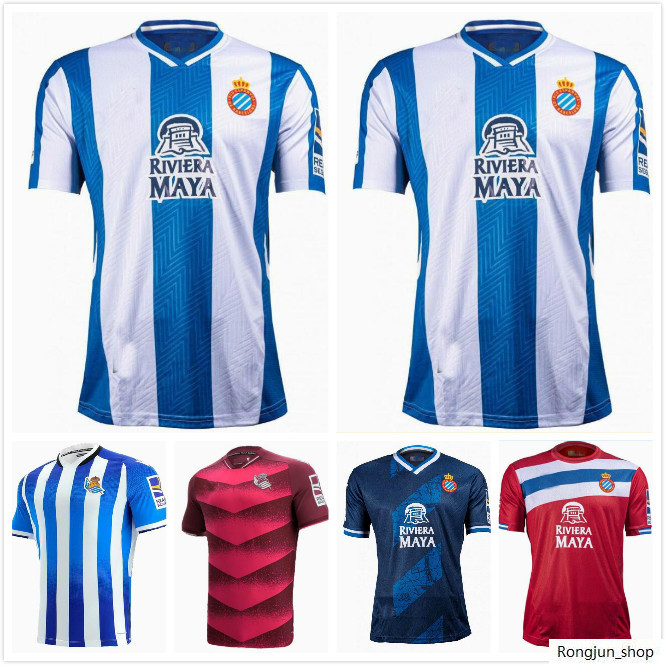 

Espanyol 21 22 Real Sociedad soccer jerseys 2021 2022 camisetas de fútbol Portu WILLIAN J. SILVA OYARZABAL Merino ZUBELDIA ISAK Puado, 20/21