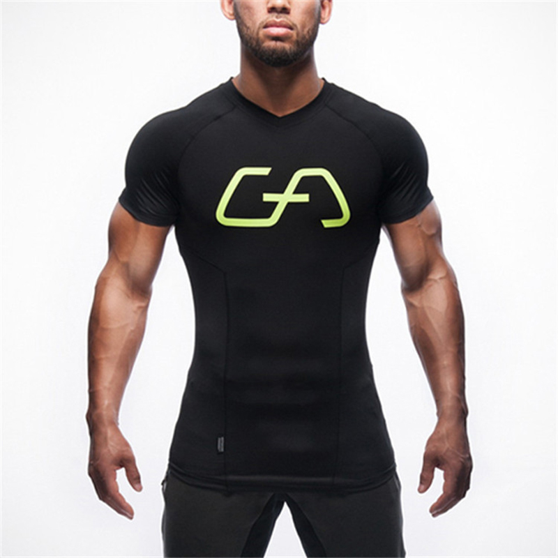

2019 New Mens Stylist T Shirt Short Sleeves Fashion Casual Tees High Quality Sports Fitness Short Sleeve Tees, White;black