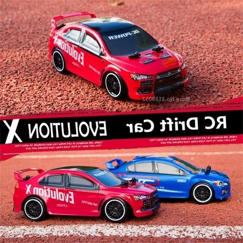 

HOT!2.4G RC Drift Speed car EVO Evolution X Subaru 4 Channel Remote Control Racing Car 30KM/H High Speed 4WD Drift Racing Car Y200413 Xahhj