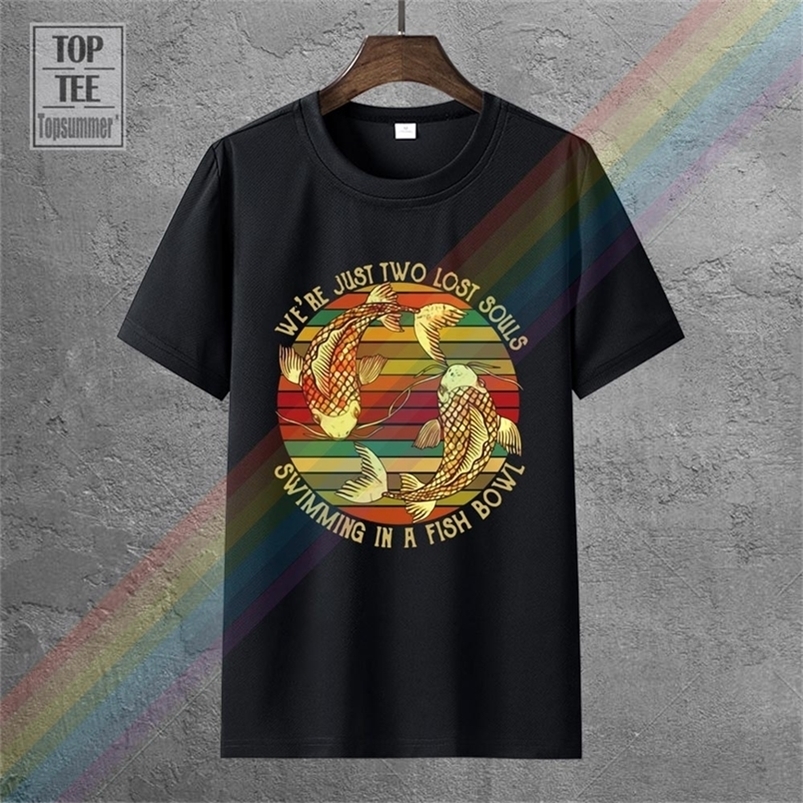 

We'Re Pink Just Two Lost Souls Swimmings In A Fish Bowl Floyd Men'S Unique Cool Fashion Tshirts 100% Cotton 220302, 0177143-dark gray