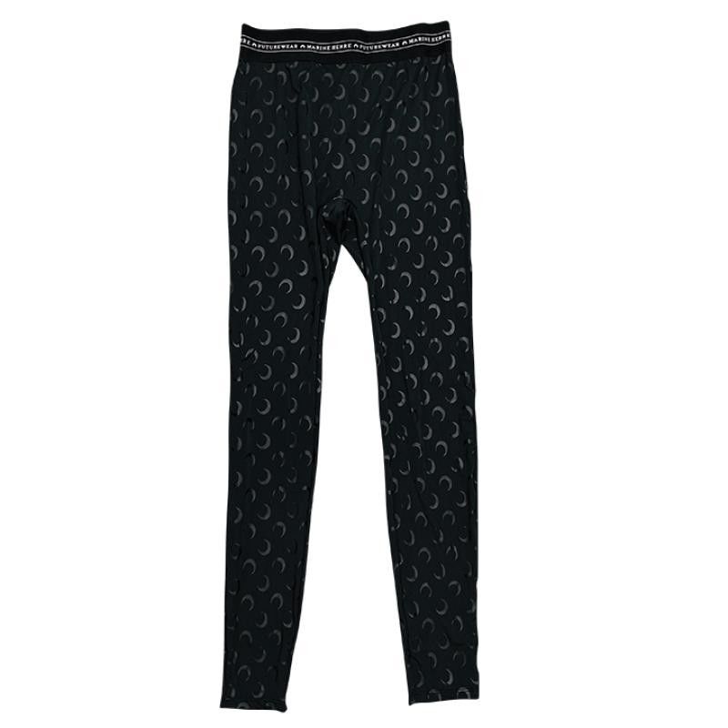 

Female moon skinny stretch outer wear black high-waisted shark skin leggings pant, Like the pictures