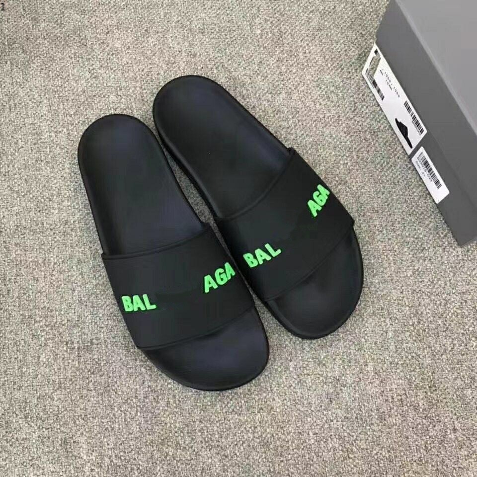 

Paris 2021 Sliders Mens Womens Summer Sandals Beach Slippers Ladies Flip Flops Loafers Black White Blue Slides Chaussures Shoes mjk001