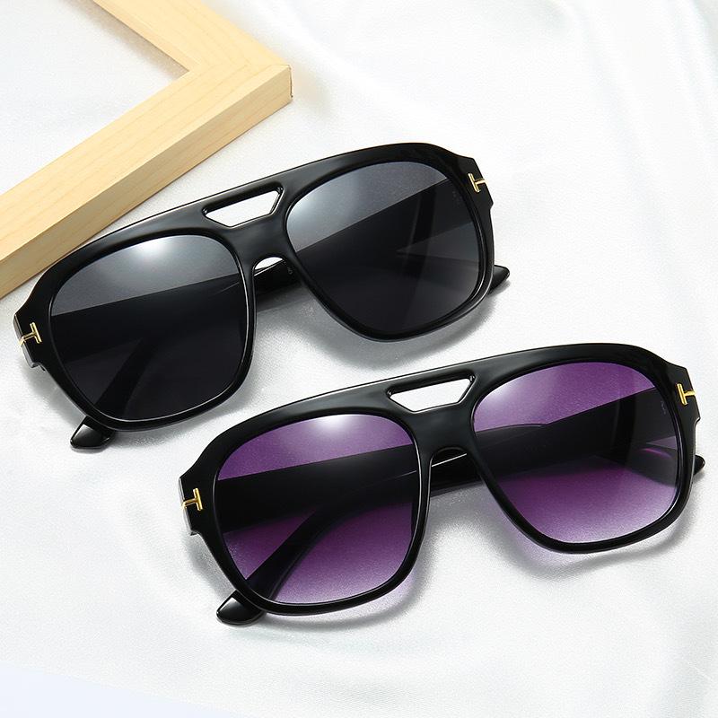 

Big Square Tf Logo Sunglasses Women Men 2021 High Quality Brand Designer Oversized Shades For Masculino, White;black