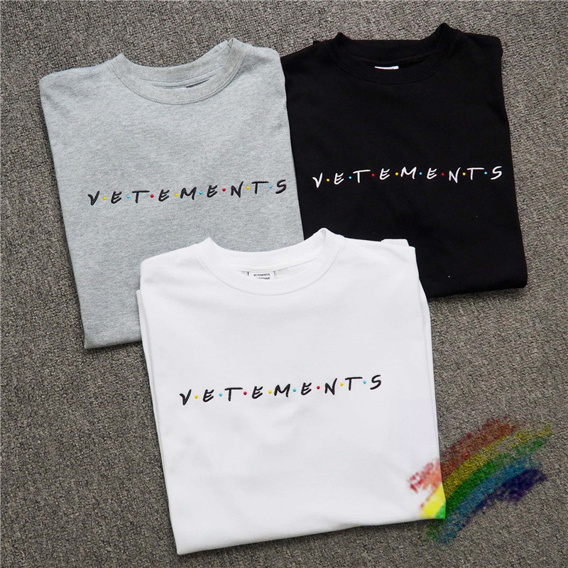 

2021ss Embroidery T-shirt Men Women High Quality Multicolour Tee Tops, White