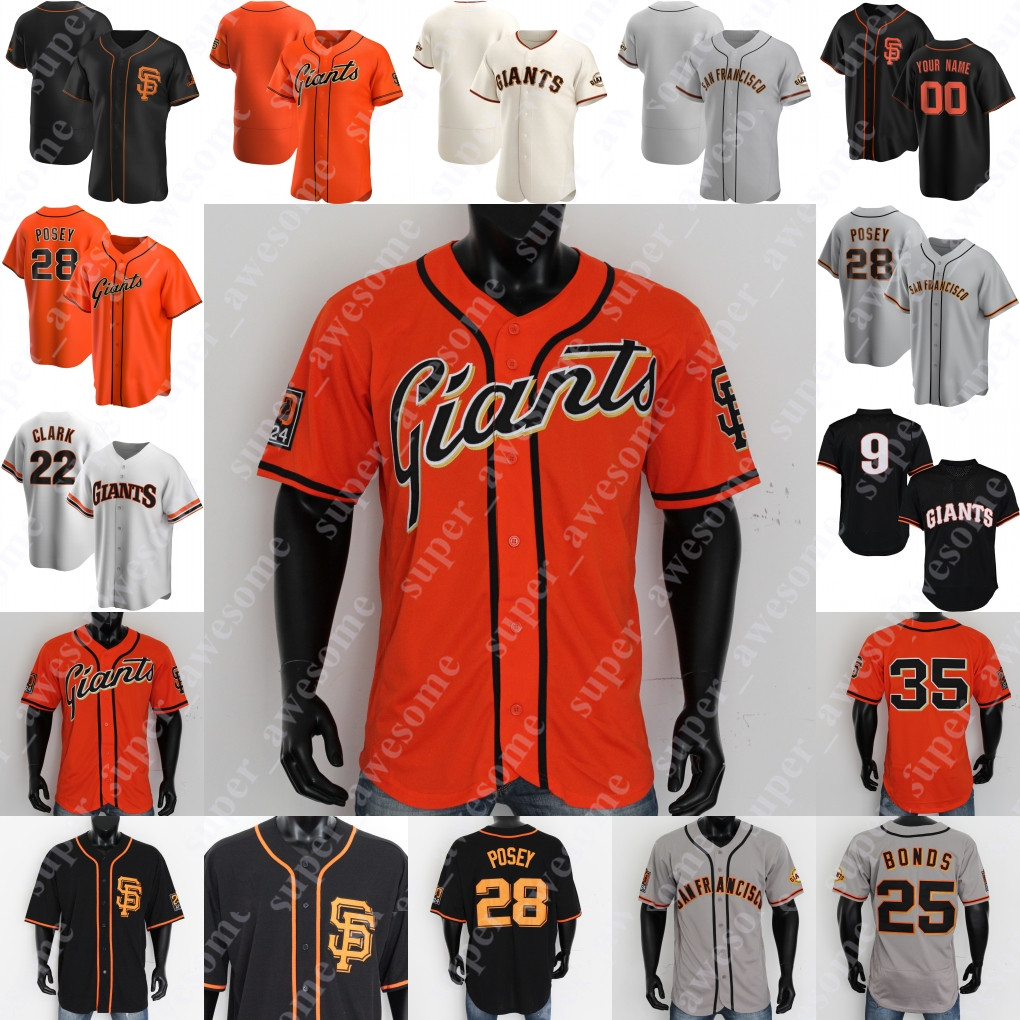 

Buster Posey Jersey Brandon Crawford Mike Yastrzemski Alex Dickerson 10 Evan Longoria 9 Brandon Belt Mauricio Dubon La Stella Darin Ruf LaMonte Wade Jr Joey Bart, Black