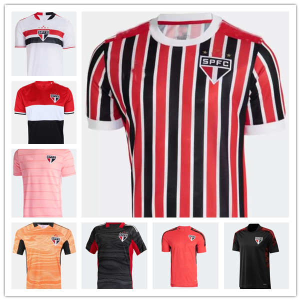 

DANI ALVES PATO 21 22 Sao Paulo Soccer Jersey third away black red 2021 2022 Hernanes Club Home white football shirt 5485, 13