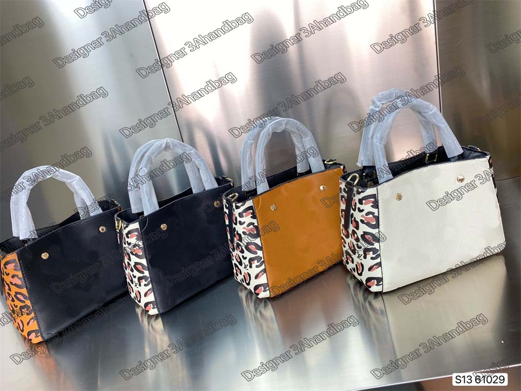 

New Fashion Women Handbag Ladies Designer Shoulder Bags Classic Embossed Montaigne Handbags High Quality Vintage Messenger Bag, Black