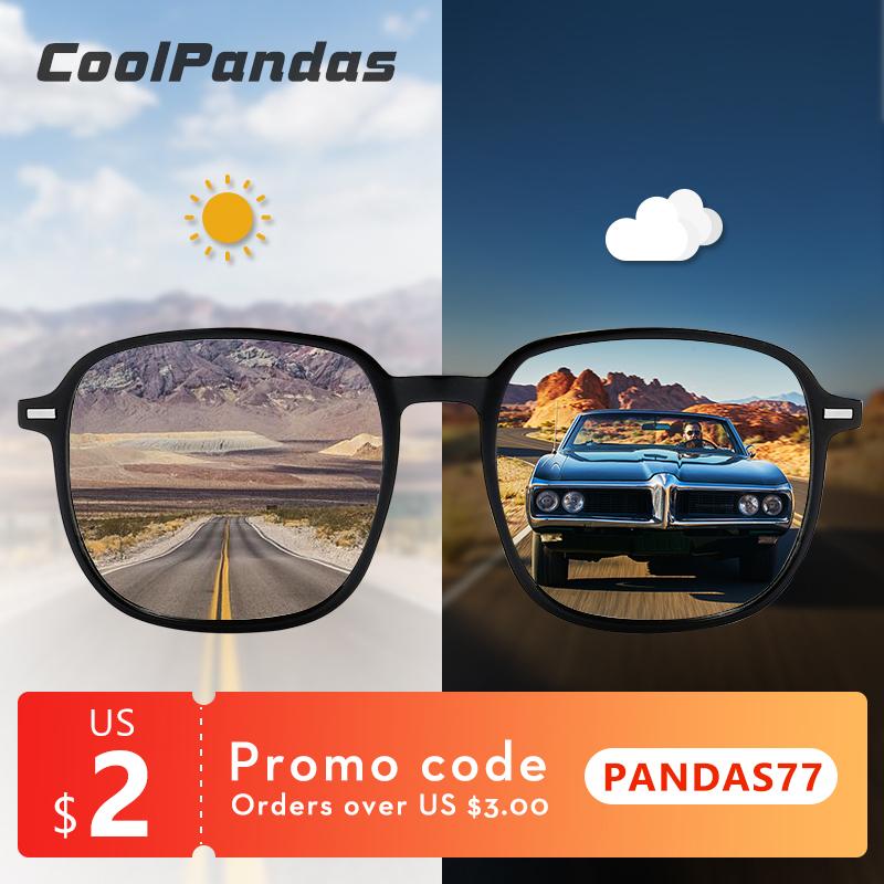 

Outdoor Eyewear CoolPandas Pochromic Glasses Women Men Polarized Sunglasses Discoloration Driving Travel Fashion Gafas De Sol Mujer