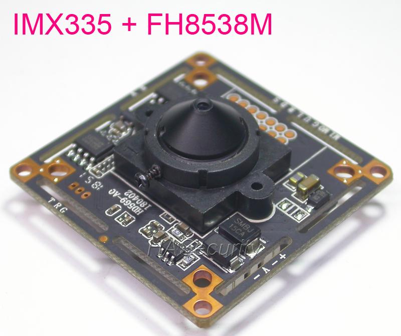 

Cameras 3.7mm Lens AHD 5MP 4MP 1/2.8 STARVIS IMX335 CMOS Image Sensor + FH8538 CCTV Camera Module PCB Board +OSD Cable