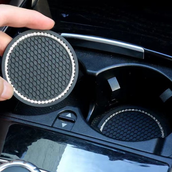

Shiny Diamond Car Cup Pads Non-slip Water Bottle Anti-slip Mat