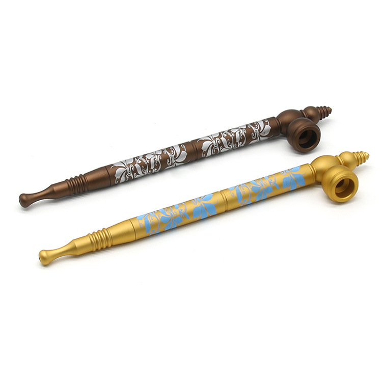 

Pole metal tobacco pipe printing Cigarette Smoking pipes Holder Accessories Good Creative Retail/Wholesale Portable scale