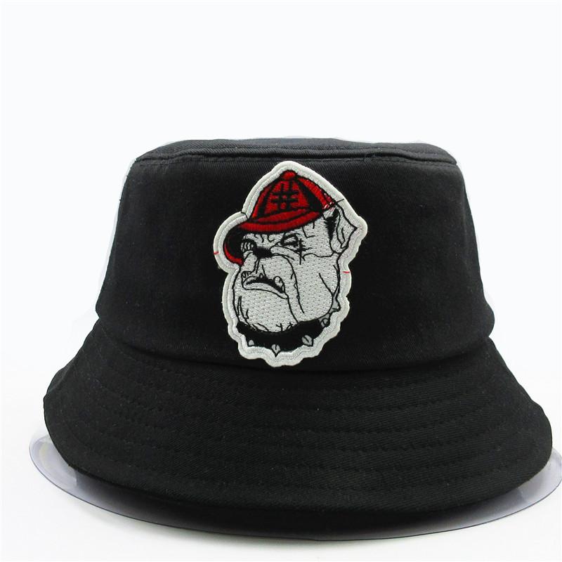 

Cloches Cartoon Big Dog Embroidery Bucket Hat Fisherman Outdoor Travel Sun Cap Hats For Kid Men And Women 242, White