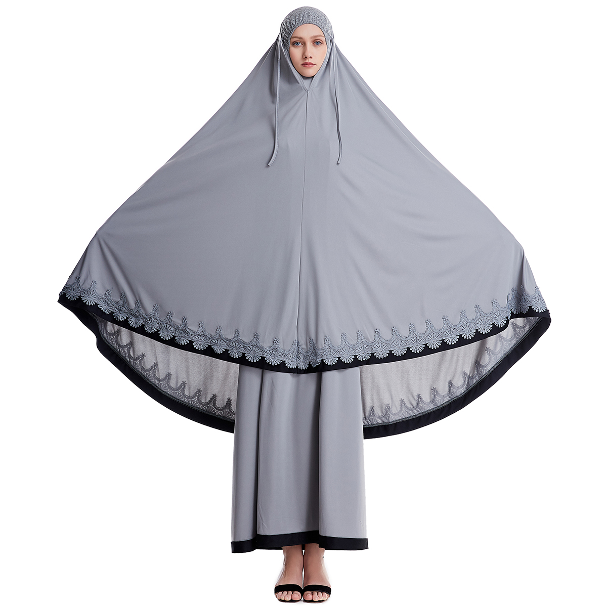 

Turkey Namaz Long Khimar Hijab Dress Formal Muslim Prayer Garment Sets Women Abaya Eid Islamic Clothing Jurken Djellaba Abayas