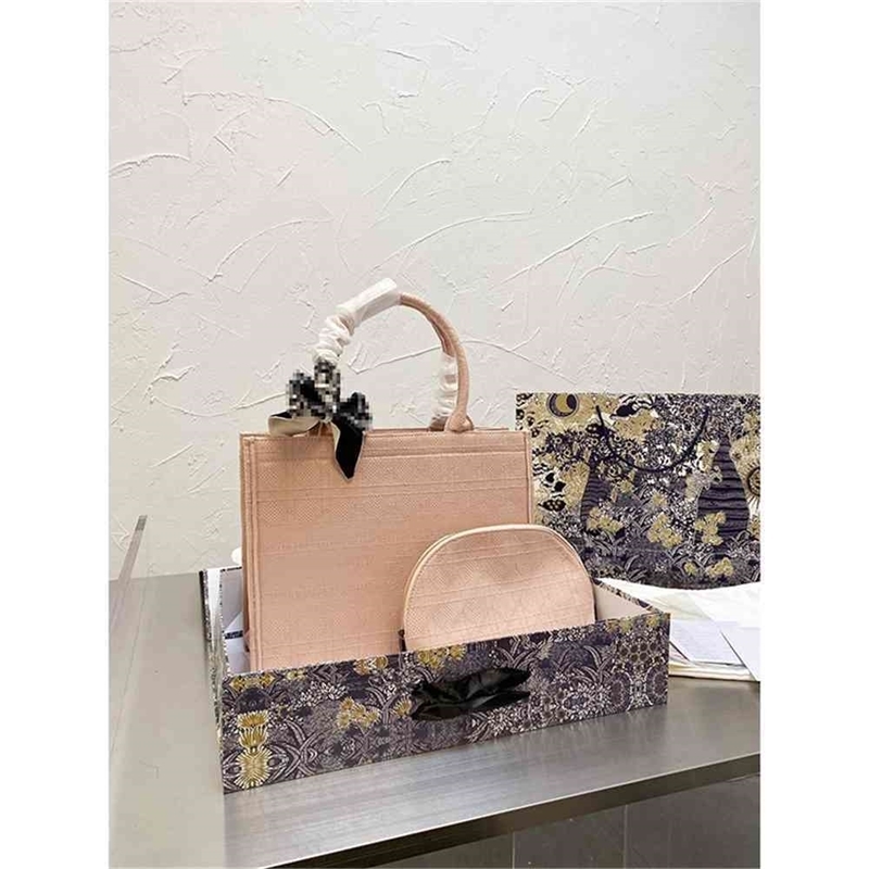 

Women Luxurys Designers Bags 2021 Shop Purchase embroidery shopping two piece set large capacity Designer Handbag Handbags Totes Crossbody Bag