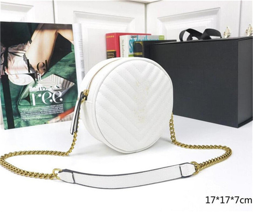 

Designer Totes Mini Hand Bags Chian Shoulder Bag 2020 New Women Leather Handbags Womens Small Round Bag Messenger Bags Purse The New, B15