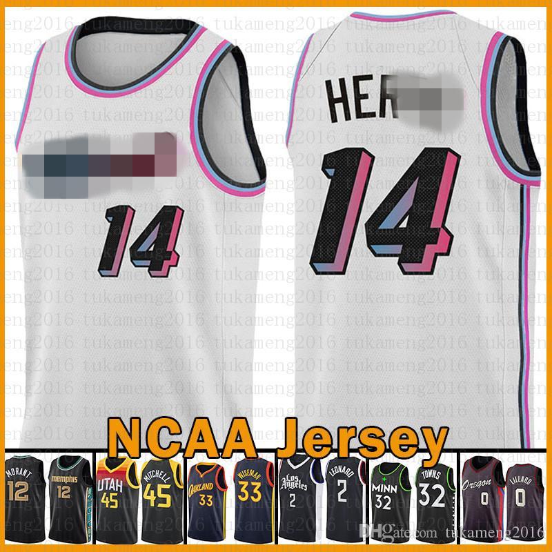 

Tyler 14 Herro Miami Heat New basketball Jersey MEN 2021 New Jamal 27 Murray Nikola Damian 0 Lillard 15 Jokic Devin 1 Booker, Black;red
