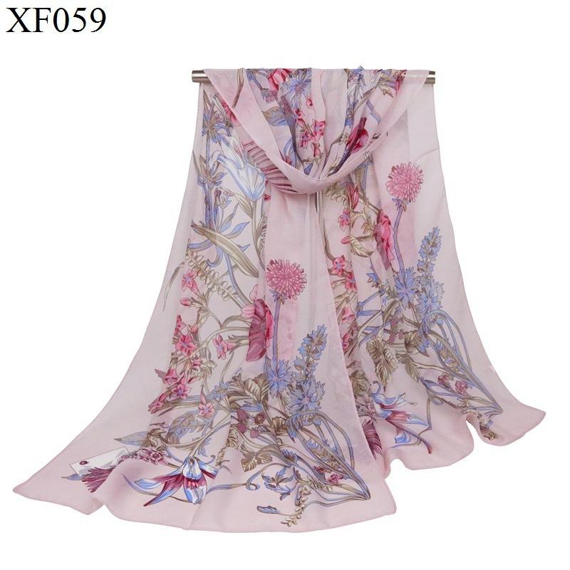 

Scarves High Quality Emulation Silk Han Edition Printed Flower Fabric Is Prevented Bask In Small Towel Long Scarf Shawls