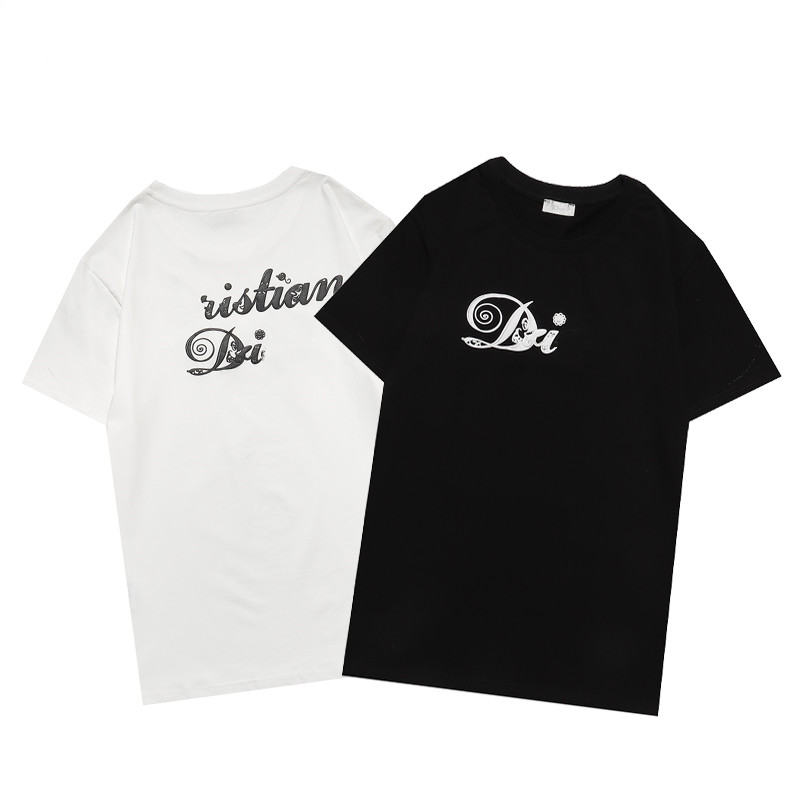 

2021 Mens Women Designers T Shirts Man Fashion men s clothes casual T-shirt Street Shorts Sleeve Womens Clothing #69, White;black