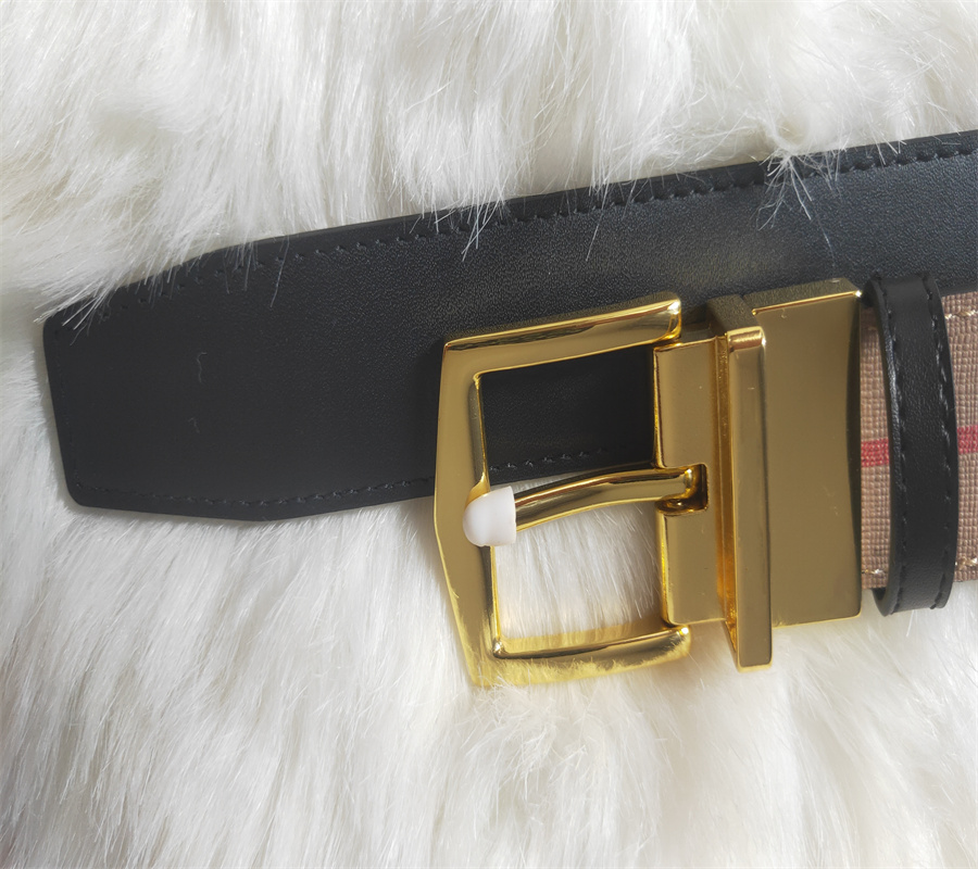 

2021 Fashion Big buckle genuine leather belt without box designer men women high quality mens belts B51, As show
