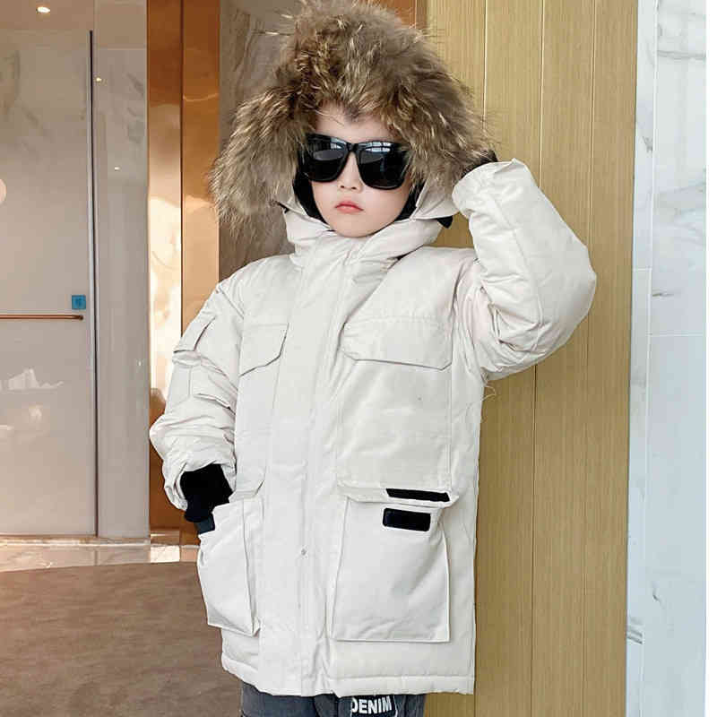 

canadian kids clothing down goose packas coat boy girl jackets canada outerwear goode teen clothing designer thick warm outwear childrengoos, Black