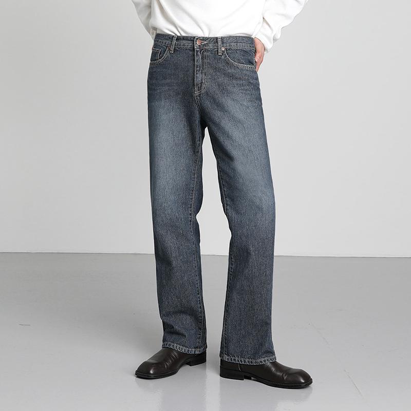 

Men's Jeans Korean Style Straight Loose Wide-leg Casual Trousers Spring And Autumn Trend All-match Pants, Blue