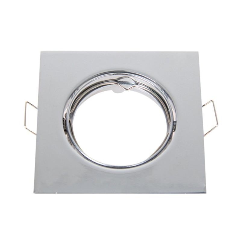 

Lamp Covers & Shades 4X/10X Down Light Polished Chrome Mains Recessed Ceiling Downlight Square